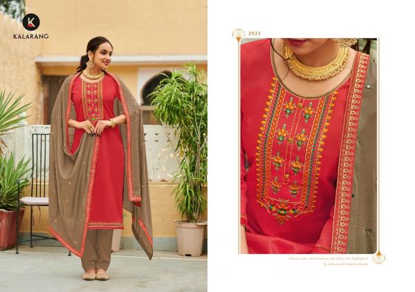 Kalarang Kiana Beautiful Silk Embroidery Salwar